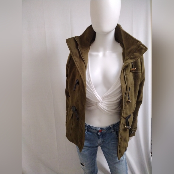 Large Army Green Celebrity Pink Jacket - Picture 6 of 16